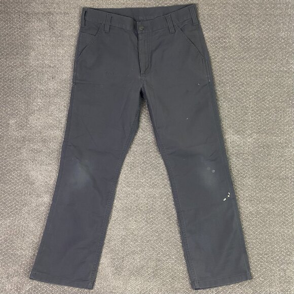 Carhartt Rugged Professional Series Pants Men' 34 x 30 Gray Relaxed Fit Workwear - Picture 1 of 15